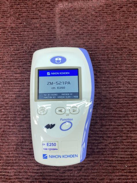 Nihon Kohden Zm 521pa Telemetry Transmitters B4 3 Medsold