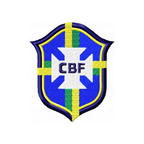 Matriz de Bordado Escudo Cbf Brasil Seleção Brasileira Elo