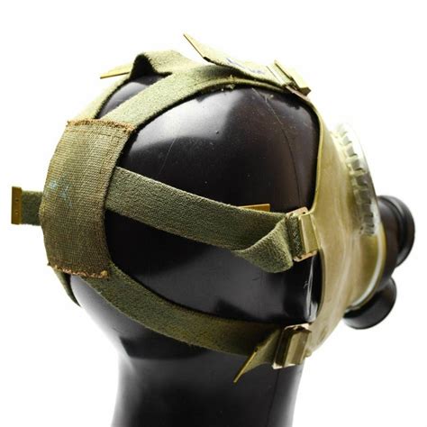 Cold War Era Polish Gas Mask Mc 1 Genuine Respiratory Full Kit Etsy