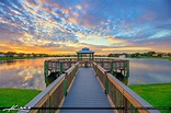 Village of Wellington Community Center Pier at Lake | HDR Photography ...