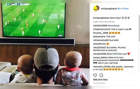 Enrique Iglesias Posts And Adorable Snap With Twin Babies