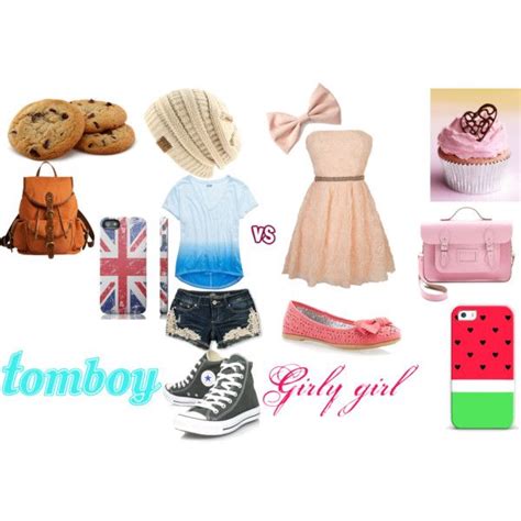 Tomboy Vs Girly Girl By Elyr5 On Polyvore Bestfriend Matching Outfits
