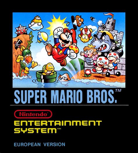 Super Mario Bros Nes Box Art