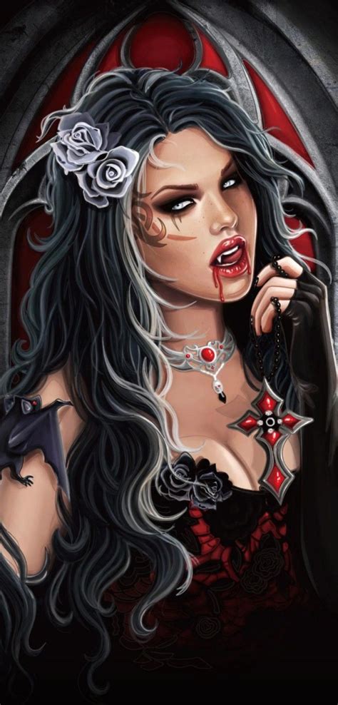 Gothic Female Vampire Art Art Bkp