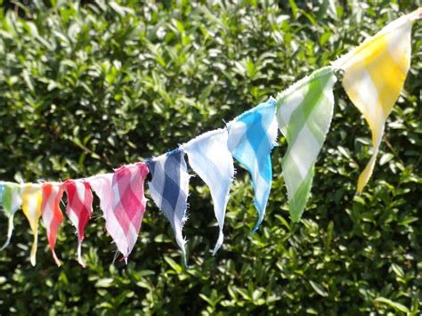 A Pretty Cool Life Vintage Summer Gingham Bunting Summer Gingham