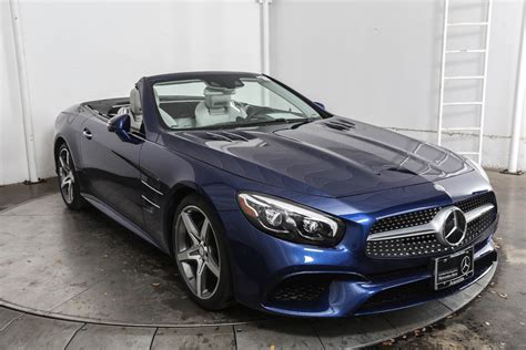 Certified Pre Owned 2017 Mercedes Benz Sl Class Sl 550 Roadster In