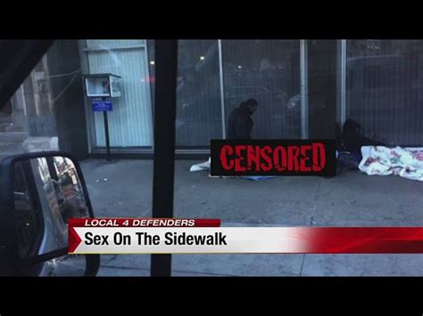 Homeless People Spotted Having Sex On Sidewalk