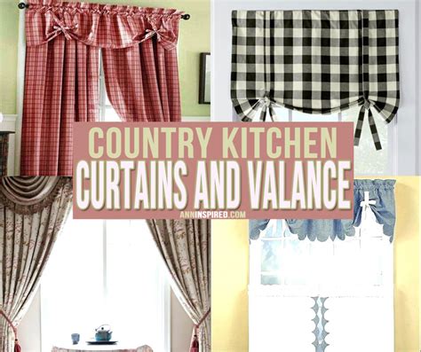 Beautiful Country Kitchen Curtains And Valances Ann Inspired