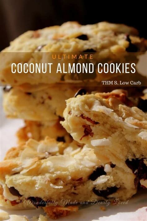 Ultimate Coconut Almond Cookies Wonderfully Made And Dearly Loved