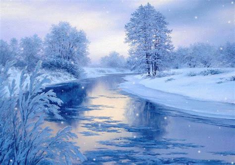 Гифки Красивые картинки зимы Картинки и открытки гифки