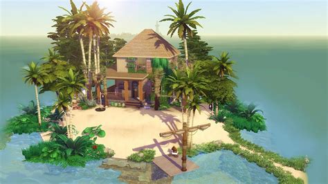 Castaway House Casa Do Náufrago│the Sims 4 Speed Build Youtube