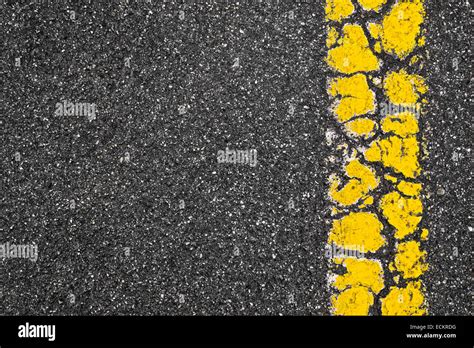 Asphalt Road Texture Yellow Stripe Hi Res Stock Photography And Images