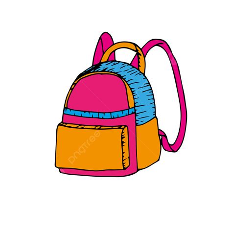 School Bag Clipart Hd Png School Bag Vector Png Bag Png Backpack Png