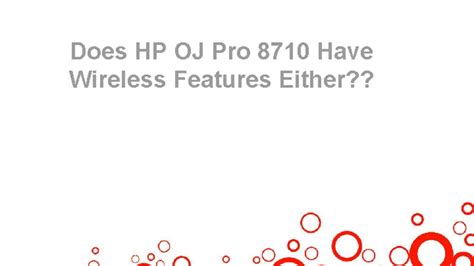 Make sure your printer is powered on. Learn HP Officejet Pro 8710 Printer Installation - YouTube