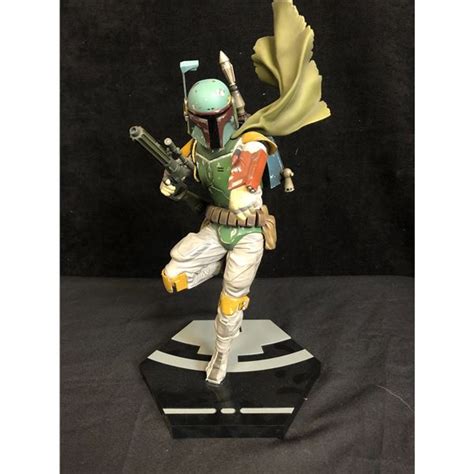 Star Wars Bounty Hunters Series Boba Fett Artfx Kotobukiya Rare