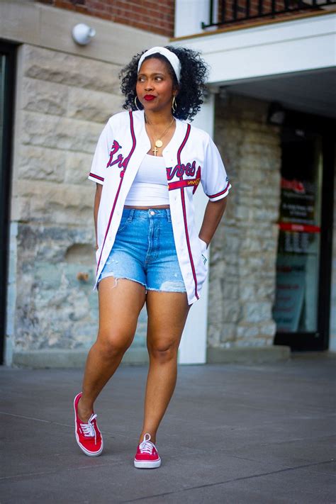 Baseball Jersey Outfits For Ladies