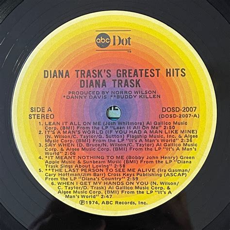 Diana Trask Diana Trasks Greatest Hits Vinyl Lp — Record Exchange