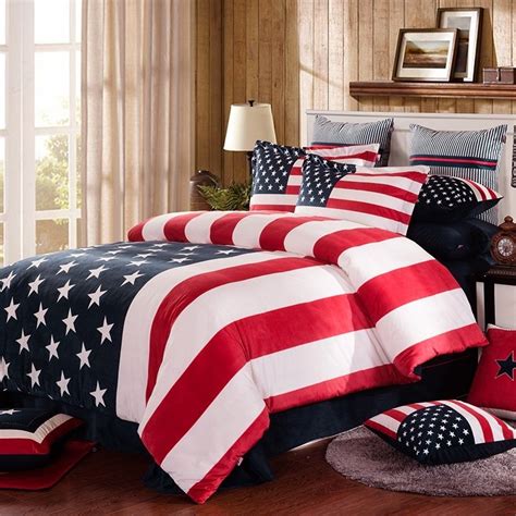 American Flag The Stars And Stripes Print Patriotic Style 100 Cotton
