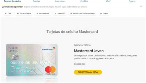 ⊛ Solicitar Tarjeta De Crédito Bancolombia En Colombia【2024