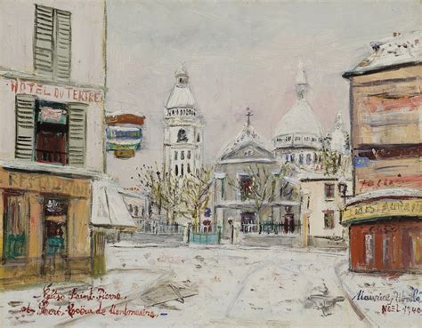 Maurice Utrillo 1883 1955 Eglise Saint Pierre Et Sacré Coeur De