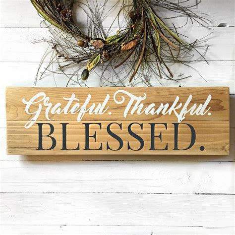 Grateful, Thankful, Blessed - Peaceful Home