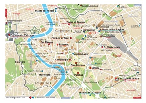 Mapa Roma Monumentos
