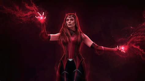 Scarlet Witch Costume In Wandavision Hd Wallpaper Peakpx