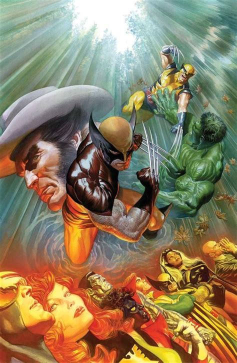 75 Years Of Marvel Wolverine By Alex Ross Wolverine Art Wolverine