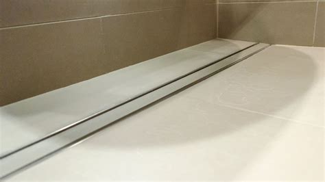 Shower drains should be matched to the shower base and the drain pipe type. TileIn Linear Drain with Tile Edging | Shower drains ...