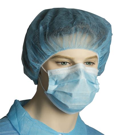 Bastion Pacific Polypropylene Surgical Face Mask Blue Earloops