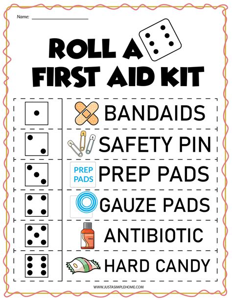 First Aid Learning Activity Pack Free Printables Jenny At Dapperhouse