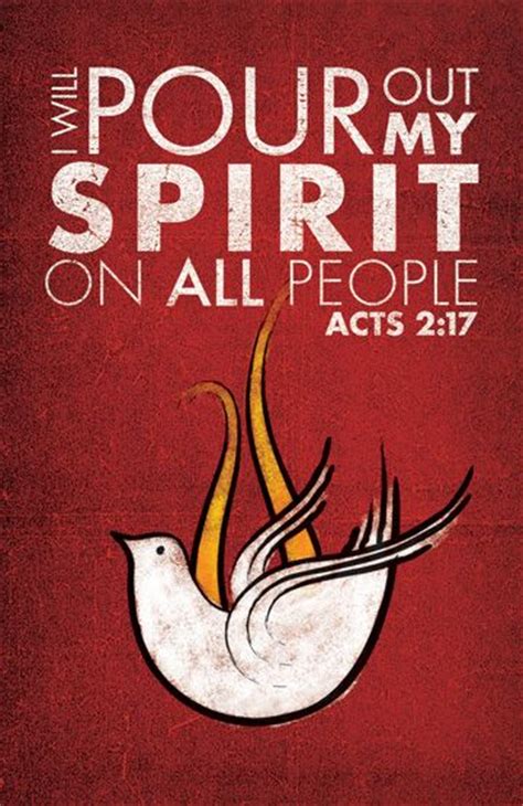 I Will Pour Out My Spirit Bible Scripture Acts 217 And It Shall