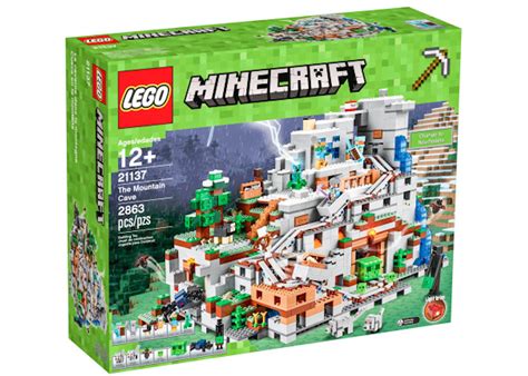 Lego Minecraft The Mountain Cave Set 21137 Es