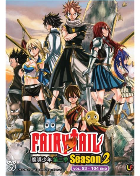 Dvd Fairy Tail Season 2 Vol53 104 Box 2 Eng Sub Advdshop