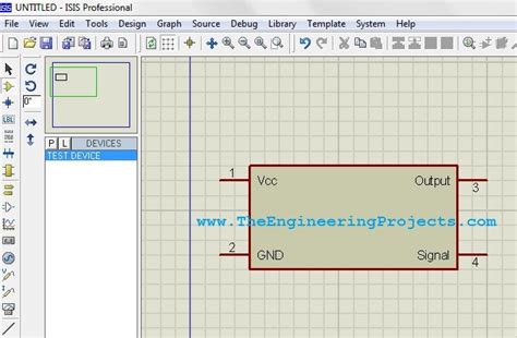 Component Designing In Proteus Isis The Engineering Projects