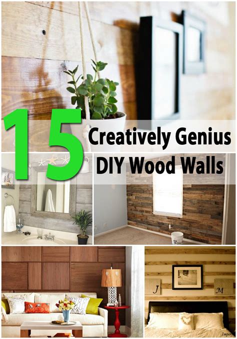 Why choose our wall decoration? 15 Creatively Genius DIY Wood Walls - Page 2 of 2 - DIY & Crafts