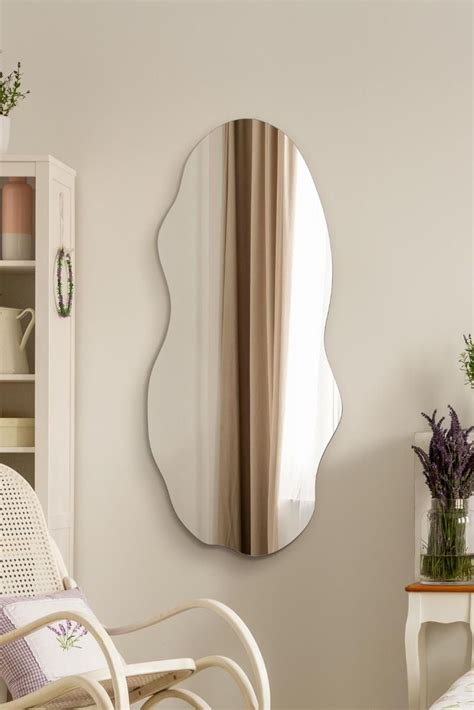 The Lacuna Frameless Pond Wall Mirror X X Cm