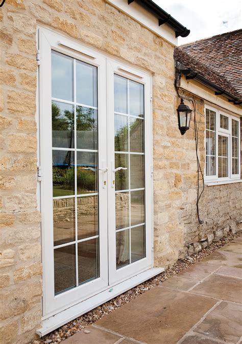 Exterior French Patio Doors Upvc And Wood Effect In Somerset