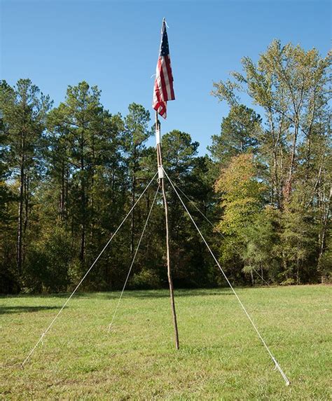 Show Your Colors By Building A Flagpole For Your Camp Its Easy If You