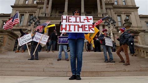 Thousands Protest Michigan Governors Social Distance Order Krqe News 13