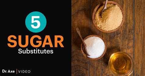 Sugar Substitutes 5 Best Alternatives To Sugar Dr Axe