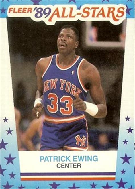 1991 upper deck international italian #193 patrick ewing. 1989 Fleer Sticker Patrick Ewing #7 Basketball Card Value Price Guide