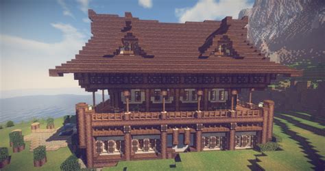 Japanese Mansion Minecraft Map