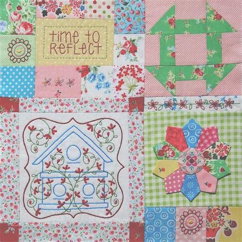 Leannes House Down In The Garden Garden Blocks Embroidered Quilts