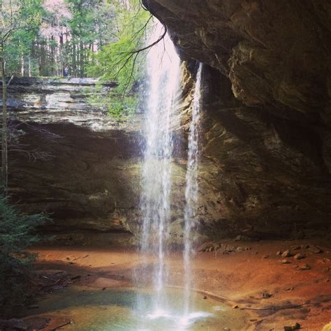 Ash Cave Waterfall Hocking Hills Ohio Waterfall Places Vacation
