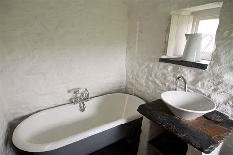 Bryn Eglur Bathroom Will Venning Rustic Cottage Bathroom Welsh