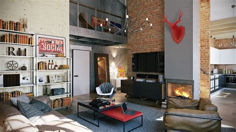 Attractive Loft Apartment With An Interior Design Made By