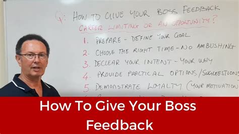 The best way to avoid burning bridges is to make your leaving as easy as possible on everyone left thank your peers. 33. How To Give Your Boss Feedback - YouTube