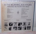 Rod McKuen In The Beginning Narrates His Poetry & Sings LP NM "SHRINK ...