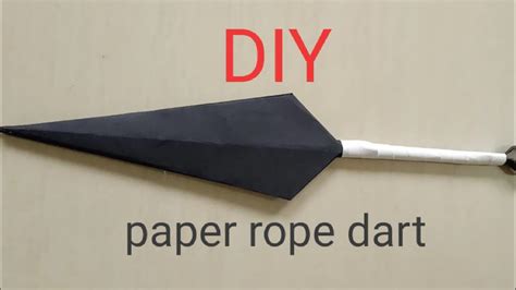 How To Make Paper Rope Dart For Playing Fun Paper Craft Paper Tutorial